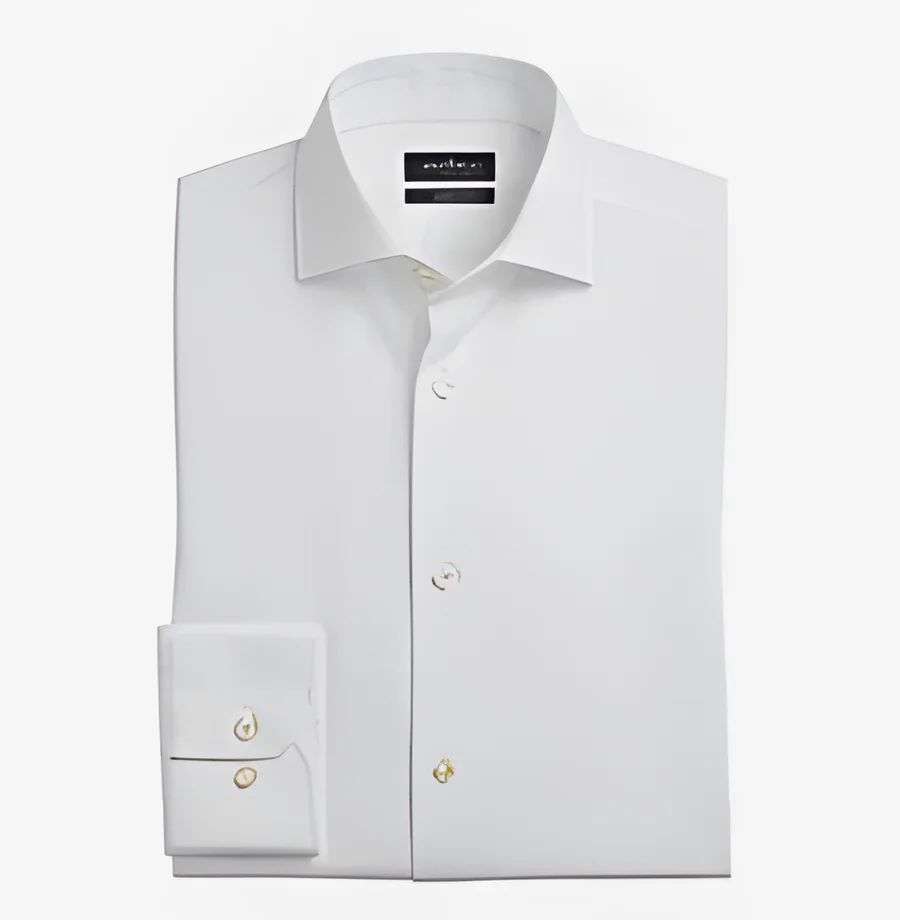 Camisa Signature oxford blanca, molde hombre